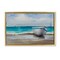 Stupell Industries Painterly Boat On The Shore Floating Frame, design by Cloverfield & Co.